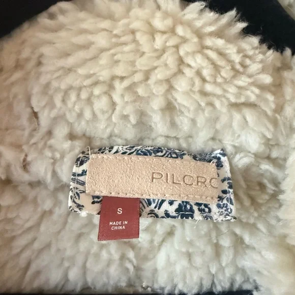 ANTHROPOLOGIE Pilcro Reversible Sherpa Coat - Picture 10 of 11